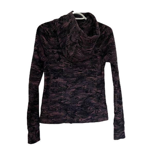 Lululemon Scuba Hoodie IV Full Zip in Rip Wave Purple Thunder Black Sz 4 - Picture 7 of 12